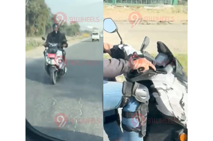 Updated Suzuki Burgman spotted testing for the first time